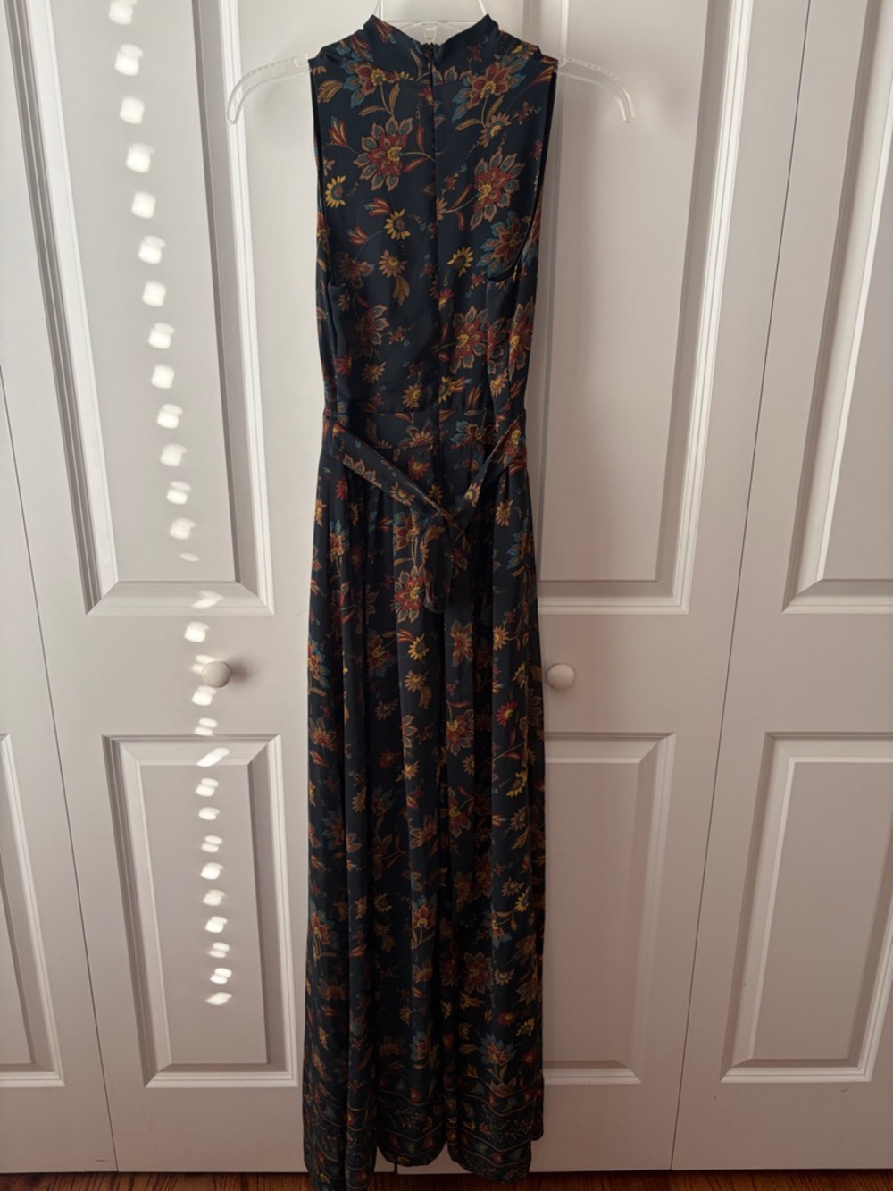 Lulu's Potpourri Navy Blue Floral Print Maxi Dress Size XS - Picture 4 of 4